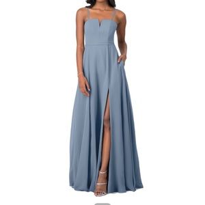 Azazie - dusty blue - bridesmaid dress | Never worn, still in bag!